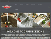 Tablet Screenshot of cruzindesigns.com